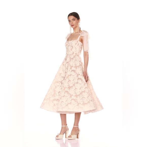 Bronx & Banco Sabrina White Midi Dress XS - Picture 4 of 10